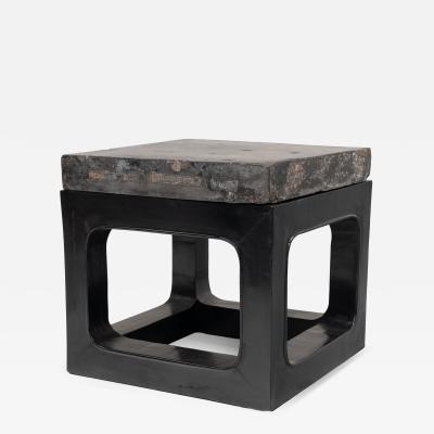 Golden Brick Side Table