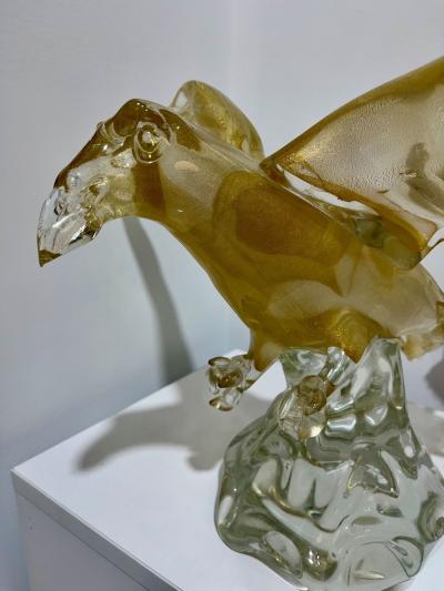 Golden Eagle from Murano Italy