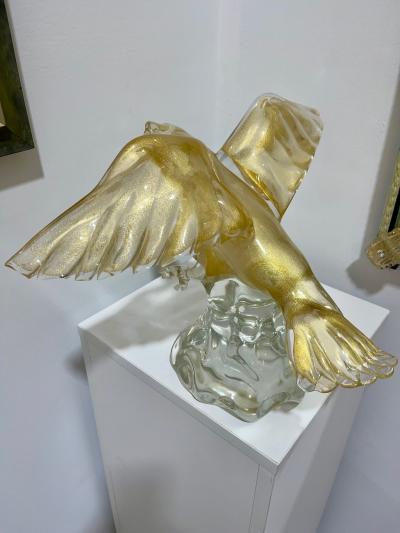 Golden Eagle from Murano Italy