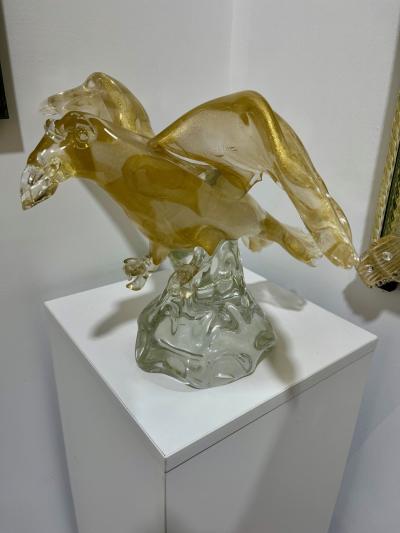 Golden Eagle from Murano Italy