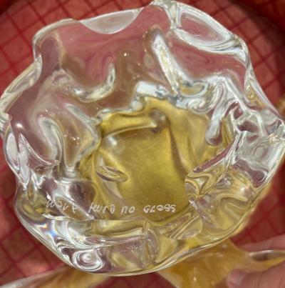 Golden Eagle from Murano Italy