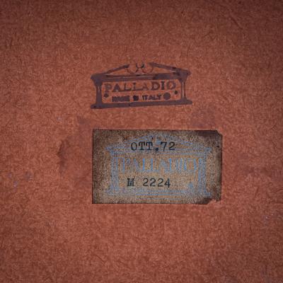 Golden Hollywood Regency Mirror from Palladio Italy Mid 20th Century