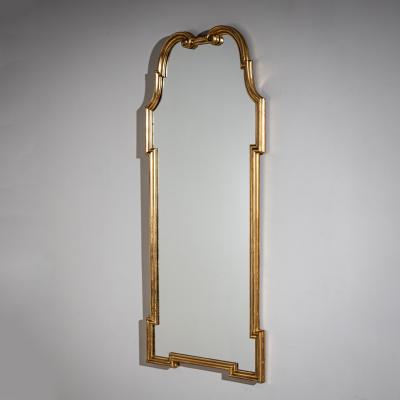 Golden Hollywood Regency Mirror from Palladio Italy Mid 20th Century