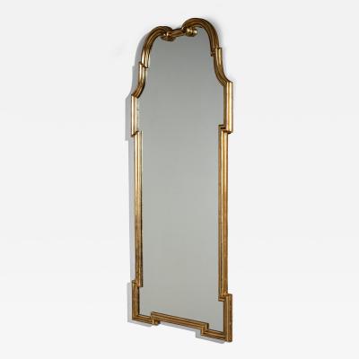 Golden Hollywood Regency Mirror from Palladio Italy Mid 20th Century