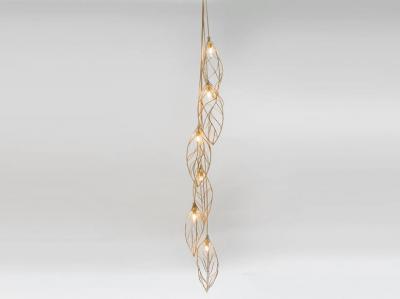 Golden Leaves Brass Pendant