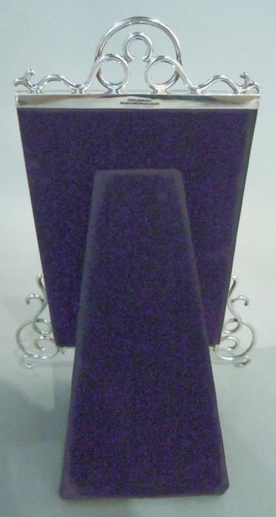 Goldsmiths Silversmiths Co Antique English Edwardian Classical Sterling Silver Picture Frame 1901