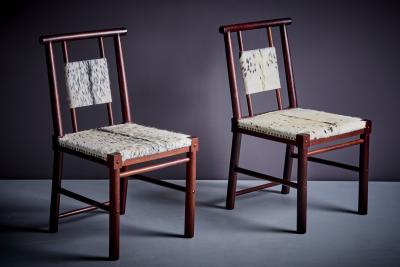 Gonzalo Cordoba Pair of Dujo Chairs by Gonzalo Cordoba Cuba 1950s