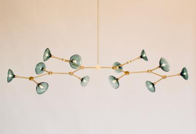 Gordon Auchincloss The Elsa 12 Dimmable LED Articulating Chandelier