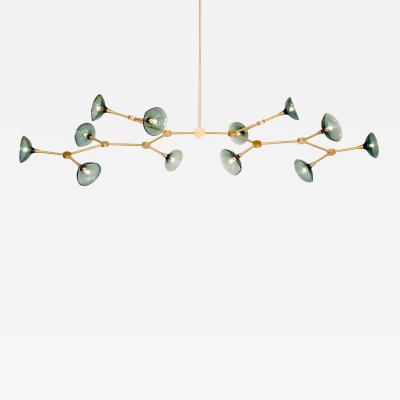 Gordon Auchincloss The Elsa 12 Dimmable LED Articulating Chandelier