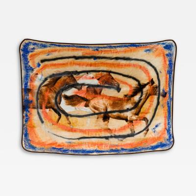 Gordon Holden Gordon Holden American Contemporary Abstract Acrylic and Enamel on Dye Sublimate