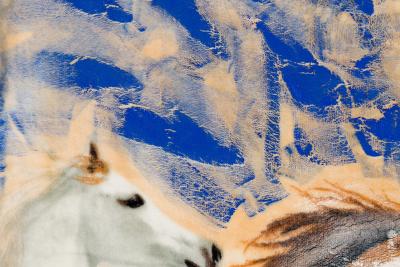 Gordon Holden Gordon Holden American Contemporary Abstract Acrylic and Enamel on Dye Sublimate