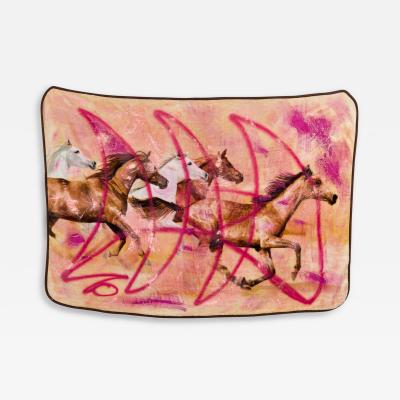 Gordon Holden Gordon Holden American Contemporary Abstract Acrylic and Enamel on Dye Sublimate