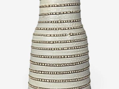 Gordon Jane Martz Gordon Jane Martz Large Table Lamp Light Grey Ceramic USA 1960s