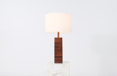 Gordon Jane Martz Gordon Jane Martz Walnut Table Lamp for Marshall Studios