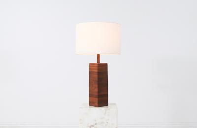 Gordon Jane Martz Gordon Jane Martz Walnut Table Lamp for Marshall Studios
