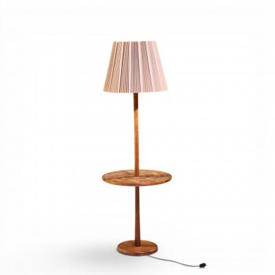 Gordon Jane Martz Jane Gordon Martz for Marshall Studios Teak Tile Table Floor Lamp