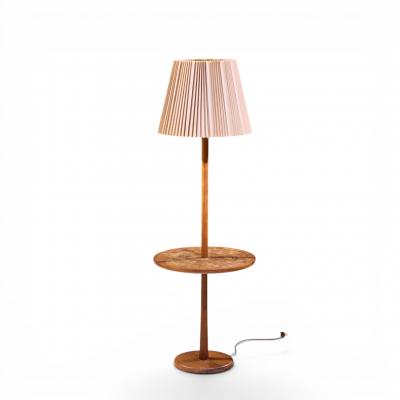 Gordon Jane Martz Jane Gordon Martz for Marshall Studios Teak Tile Table Floor Lamp