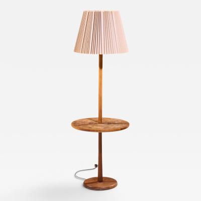Gordon Jane Martz Jane Gordon Martz for Marshall Studios Teak Tile Table Floor Lamp