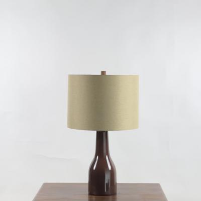 Gordon Jane Martz Large Burgundy Ceramic Lamp by Jane and Gordon Martz for Marshall Studios