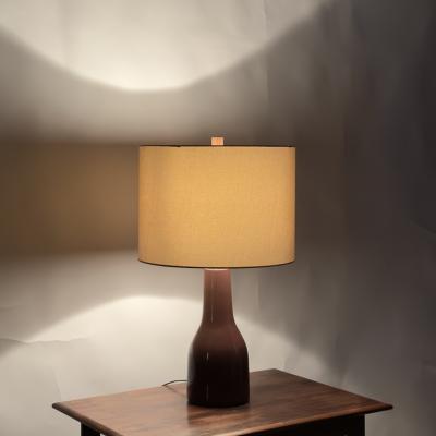 Gordon Jane Martz Large Burgundy Ceramic Lamp by Jane and Gordon Martz for Marshall Studios