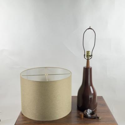 Gordon Jane Martz Large Burgundy Ceramic Lamp by Jane and Gordon Martz for Marshall Studios