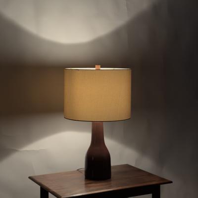 Gordon Jane Martz Large Burgundy Ceramic Lamp by Jane and Gordon Martz for Marshall Studios