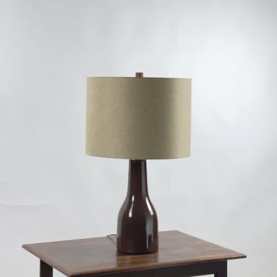 Gordon Jane Martz Large Burgundy Ceramic Lamp by Jane and Gordon Martz for Marshall Studios