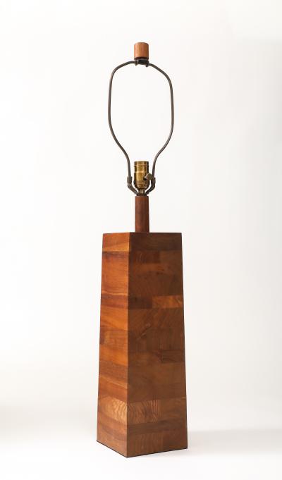 Gordon Jane Martz Large Wood Gordon and Jane Martz Lamp