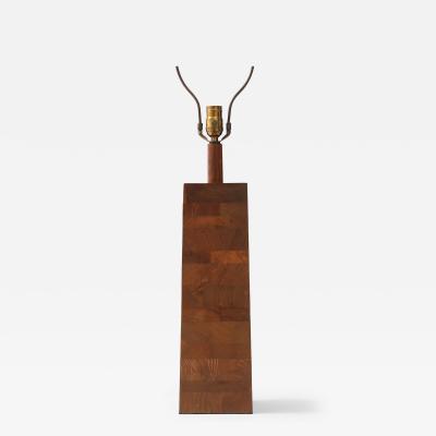 Gordon Jane Martz Large Wood Gordon and Jane Martz Lamp