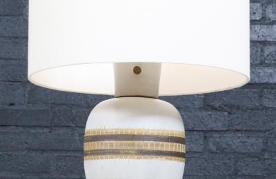 Gordon Jane Martz Mid Century Ceramic Pottery Table Lamp by Jane Gordon Martz