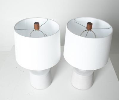 Gordon Jane Martz Pair of Jane Gordon Martz Ceramic Table Lamps for Marshall Studios