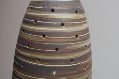 Gordon Jane Martz Vintage Matte Stoneware Beehive Pendant Lamp by Jane and Gordon Martz