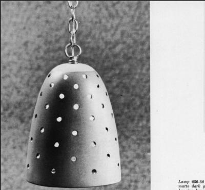 Gordon Jane Martz Vintage Matte Stoneware Beehive Pendant Lamp by Jane and Gordon Martz