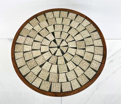 Gordon Martz Gordon Jane Martz Occassional Table Teak Ceramic 1950s