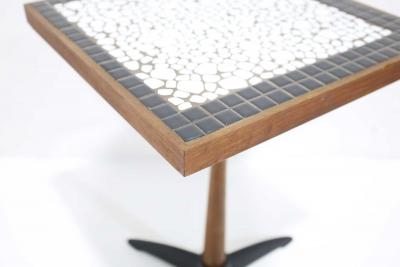 Gordon Martz Gordon Martz Style Side Table with Asymmetrical Ceramic Tile Top