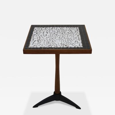 Gordon Martz Gordon Martz Style Side Table with Asymmetrical Ceramic Tile Top