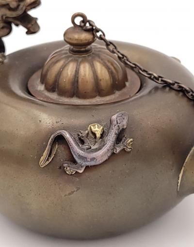 Gorham Cigar Lighter in the Aesthetic Taste circa 1880