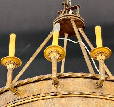 Gothic Industrial 16 Light Chandelier