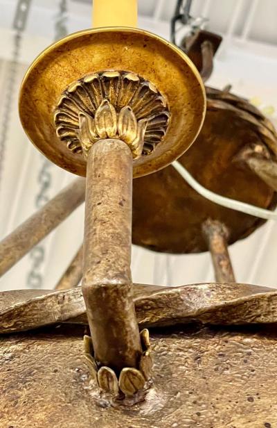 Gothic Industrial 16 Light Chandelier