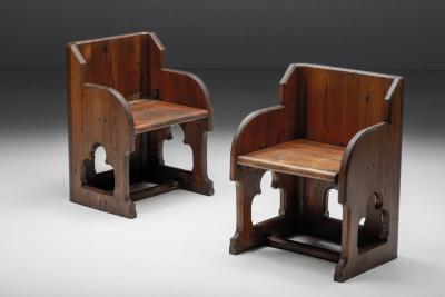 Gothic Revival Armchairs 20th Century