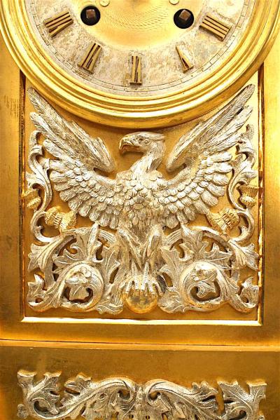 Gothic Revival Gilt Mantel Clock