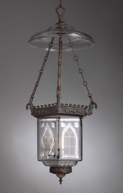 Gothic Revival Pendant Hall Lantern