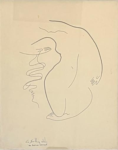 Grace Spaulding John 1922 Drawing by Grace Spaulding John