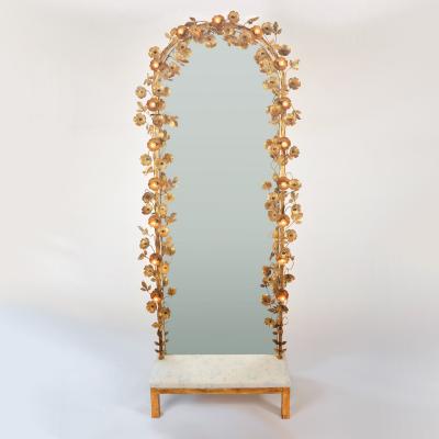 Gracie flower light mirror