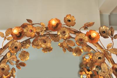 Gracie flower light mirror