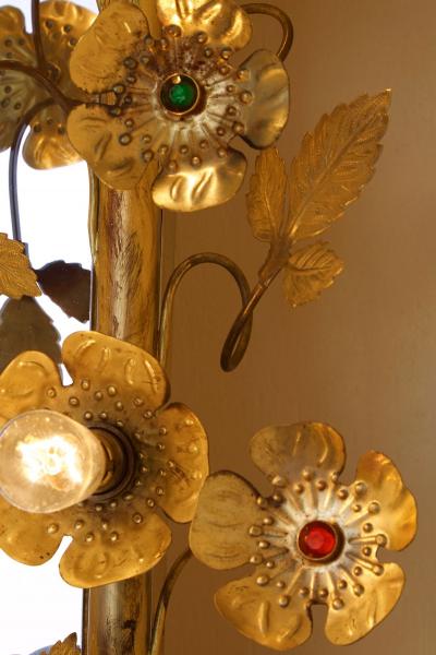 Gracie flower light mirror