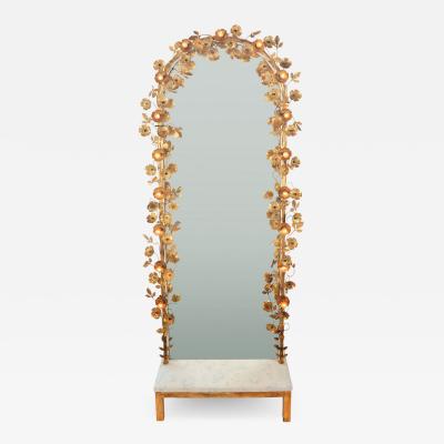 Gracie flower light mirror