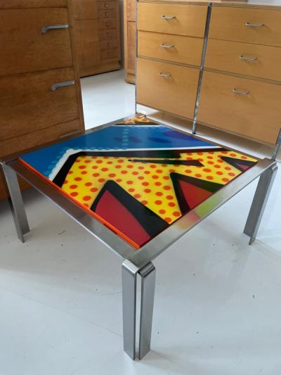 Graffiti side table