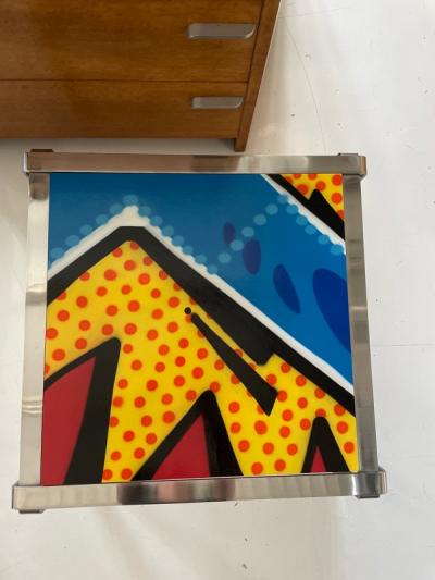 Graffiti side table