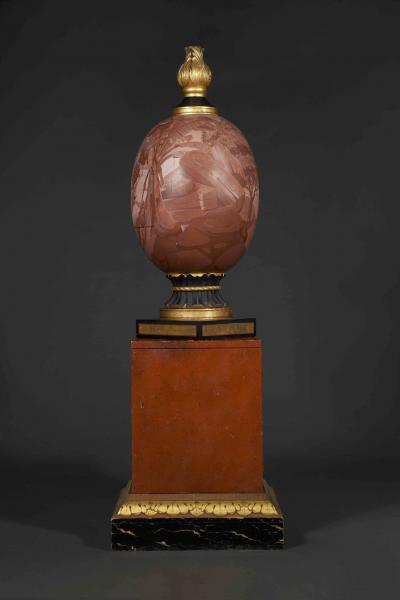 Graham Redgrave Rust The St Remy Urn A Polychrome Painted and Parcel gilt Ovoid cabinet